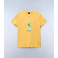 Napapijri Fete Kurzarm-t-shirt - Daffodil - L