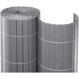 Noor Sichtschutzmatte PVC 0,9 x 3 m silber