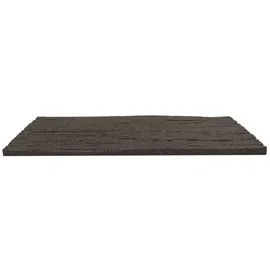 Lemodo Trittstein 3er-Set Gehwegplatte 60 x 25 x 1,7 cm braun