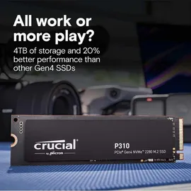 Crucial P310 2TB M.2 2280 PCIe Gen4 NVMe SSD