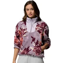 Columbia Sequoia Grove Printed Half Zip Damen Rollkragenpullover, lila - L