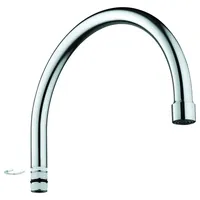 Grohe C-Auslauf Einhebelmischer Silber