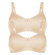 Anita 2er Pack Komfort BH mit Schale Havanna 5811 Gr. 100E in Desert - 100E