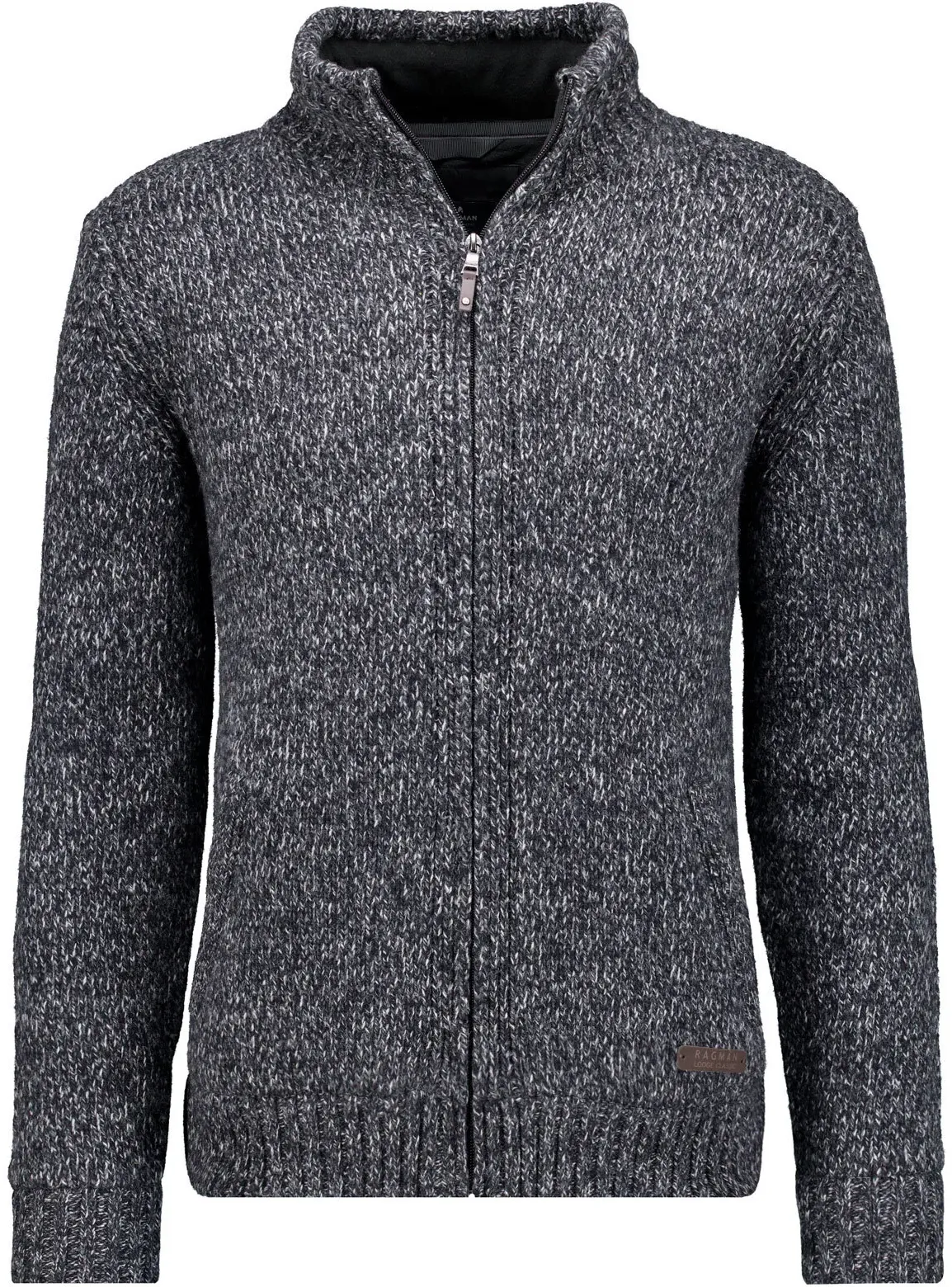 Outdoorjacke RAGMAN, Herren, Gr. XL5254, grau (grau, melange, 193), 100% Wolle, Jacken Outdoorjacke