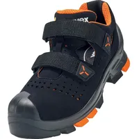 Uvex Sicherheitssandalen S1P SRC uvex 2 aus Mikrovelours, uvex xenova® Kunststoffkappe, Weite 11, Größe 35