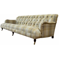 JVmoebel Chesterfield-Sofa, Sofa Chesterfield Klassisch Wohnzimmer Design Textil Couch gelb
