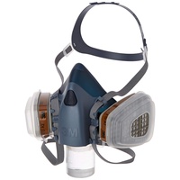 3M Gase-& und Dämpfe-Atemschutzmasken-Set Typ 7523L incl. Maske 7503 Filter A2P3 R, 4 x)