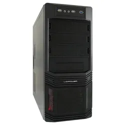 LC-Power Pro-925B Gehäuse schwarz, 600W ATX 2.3, USB3.0