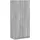 vidaXL Kleiderschrank Grau Sonoma 90 x 200 x 52 cm Grau