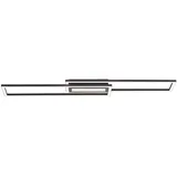 just light. LED-Deckenleuchte Asmina schwarz 95 x 17,5 cm