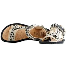 Grand Step Shoes Sandale Trekking Barefoot Animal Camel Animal beige/schwarz Damen