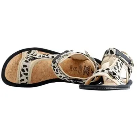Grand Step Shoes Sandale Trekking Barefoot Animal Camel Animal beige/schwarz Damen