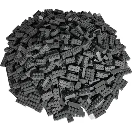 LEGO Classic 2x4 Steine Kiloware Dunkelgrau 3001