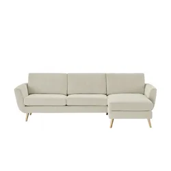 SOHO Ecksofa  Smilla ¦ beige ¦ Maße (cm): B: 274 H: 85 T: 156