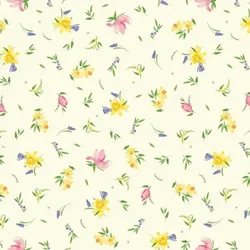 Airlaid Tischdecke Laura, 80 x 80 cm, 20 Stück - Mank - Floral Blumen Frühling Sommer
