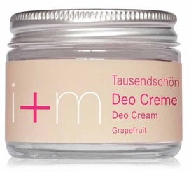 i+m Naturkosmetik Tausendschön Grapefruit Deodorant Creme