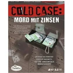 THINKFUN 76486 Cold Case: Mord mit Zinsen Der Krimi im eigenen Heim Wer findet den Mörder?