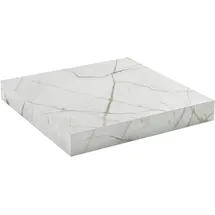 Impuls Küchen Arbeitsplatte 4 cm stark, in vielen Breiten, passend zu allen Serien, von vier Seiten ummantelt weiß 50 cm x 4 cm x 60 cm