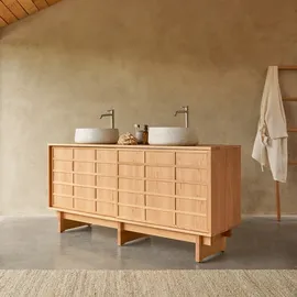 Tikamoon Waschtischunterschrank 170 x 0 x 0 cm Braun