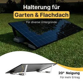 solakon Balkonkraftwerk onBasic 1000W 5 m Kabel + Gartenhalterung