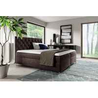 Yourhouse24 Boxspringbett Guliette mit 2 Bettkästen, Doppelbett mit Bonell-Matratze