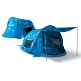 Pop up Strandmuschel-Wurfzelt Zack Premium SeaLife – verschließbare Tür |Vordach