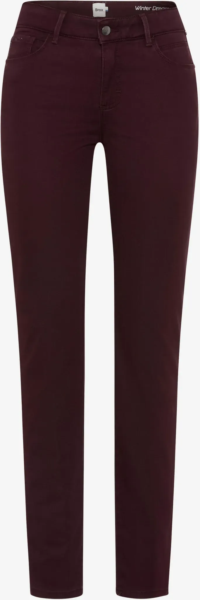 Brax Damen Five-Pocket-Hose Style MARY BLACKBERRY VIOLET, dunkles lila, Gr. 44