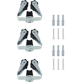 BGS Diy 85801 Gerätehalter mit Befestigungsschrauben 3 teilig