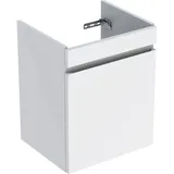 Geberit Renova Plan Unterschrank für Waschtisch, mit Schublade und Innenschublade, 501.904.01.1, Farbe: weiß / lackiert hochglänzend