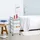 Relaxdays Badrollwagen 33 x 74 x 39 cm Silber