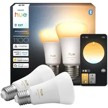 Philips Hue White Ambiance E27 8,1 W 1100 lm 2 St.