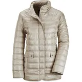 GOLDNER Leichte Steppjacke mit Kapuze, 71cm in beige, | Gr.: 42,