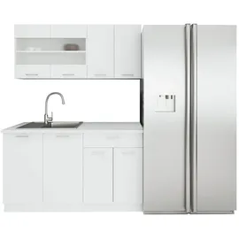 VCM Küchenzeile Esilo 140 cm weiß