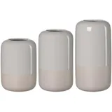 Ritzenhoff & Breker Dome Vasen-Set 3-teilig Grau