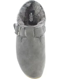 Living Kitzbühel Lederpantoffel Premium stahlgrau 43