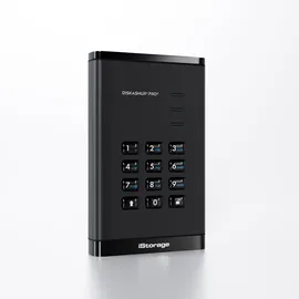 Istorage diskAshur PRO3 HDD 1TB (1 TB), Externe Festplatte, Schwarz
