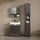 livinity Waschbeckenunterschrank Ronco 60 x 59 x 30 cm Anthrazit Hochglanz