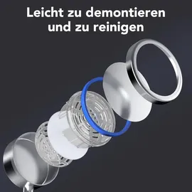 luxuskollektion Duschkopf Edelstahl Handbrause Wassersparend Einfache