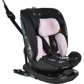 Cangaroo Kindersitz Gravity i-Size (40-150cm) Sitz drehbar, Kopfstütze, Isofix rosa