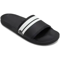 QUIKSILVER Herren Rivi Slide Peeptoe Sandalen, Schwarz Black Black White Xkkw, 45 EU