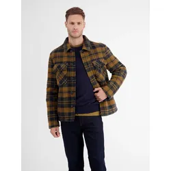 Kariertes Overshirt-Jacket - Hazel Brown - XXL