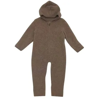 Merino Wollfleece Baby Overall  Wollwalk , braun