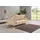 Egoitaliano Schlafcouch Mikrofaser 3-1 Garnitur Beige