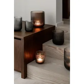 BLOMUS Windlicht VEN Glas Grau