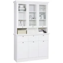 Z2 Buffet LANDWOOD 120 x 200 x 40 cm Weiß