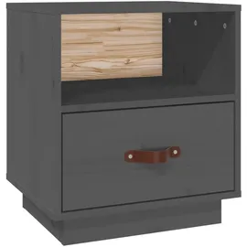 vidaXL Nachtschrank 2 Stk. 40 x 34 x 45 cm Grau