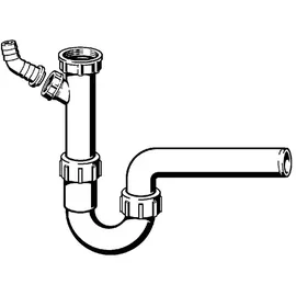 Viega Röhrengeruchverschluss Siphon 1 1/2 Zoll x 50 mm