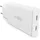 SBS GaN ultraflaches 67-Watt-Ladegerät mit zwei USB-C Power Delivery-Anschlüssen, europäischer Stecker - Weiß