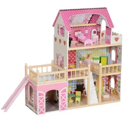 AIYAPLAY Puppenhaus MDF, Kiefernholz