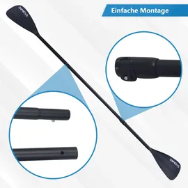24move Doppelpaddel 230 cm schwarz